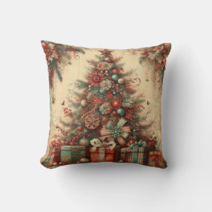 Vintage-Weihnachtsdekor-Kissen Kissen