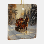 Vintage Weihnachtsdekoration Keramikornament (Rechts)