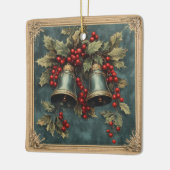 Vintage Weihnachtsdekoration Keramikornament (Links)