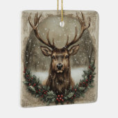 Vintage Weihnachtsdekoration Keramikornament (Rechts)