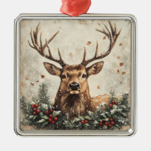 Vintage Weihnachtsdekoration Ornament Aus Metall