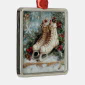 Vintage Weihnachtsdekoration Ornament Aus Metall (Rechts)