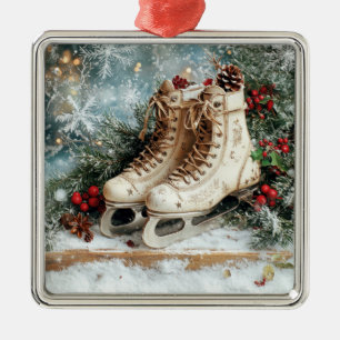 Vintage Weihnachtsdekoration Ornament Aus Metall