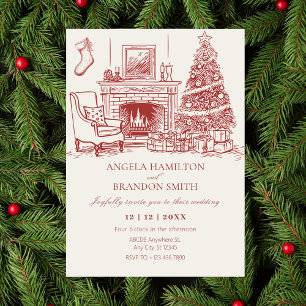 Vintage Weihnachtsdekoration Save The Date