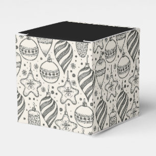Vintage-Weihnachtsdekorationen Holiday-Quadrat Geschenkschachtel