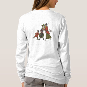 Vintage-Weihnachtseinkaufs-Familienspaß T-Shirt