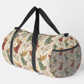 Vintage-Weihnachtsengel Duffle Bag (Rechte Ecke)