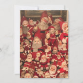 Vintage Weihnachtsfeier Feiertagskarte (Vorderseite)