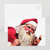 Vintage Weihnachtsfeier Feiertagspostkarte (Vorne/Hinten)