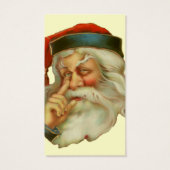 Vintage Weihnachtsfeier Geschenkmarke (Rückseite)