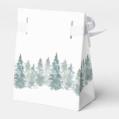 Vintage Weihnachtsfeier Geschenkschachtel (Rückseite)