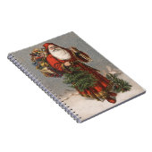 Vintage Weihnachtsfeier Notizblock (Rechte Seite)