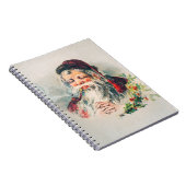 Vintage Weihnachtsfeier Notizblock (Rechte Seite)