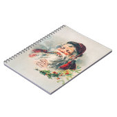 Vintage Weihnachtsfeier Notizblock (Linke Seite)