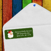 Vintage Weihnachtsfeier Rücksendeadresse