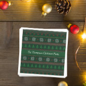 Vintage Weihnachtsfeier Serviette