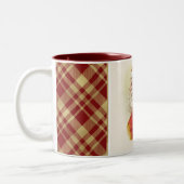 Vintage Weihnachtsfeier Tasse (Links)
