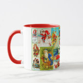 Vintage Weihnachtsfeier Tasse (Links)