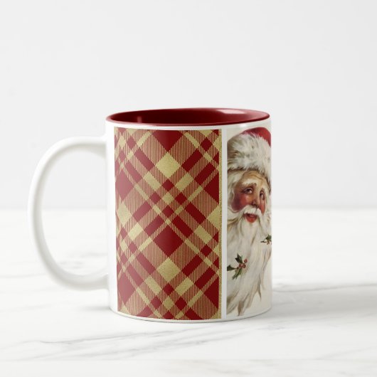 Vintage Weihnachtsfeier Tasse (Links)