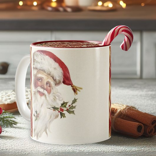 Vintage Weihnachtsfeier Tasse