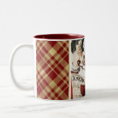 Vintage Weihnachtsfeier Tasse (Links)