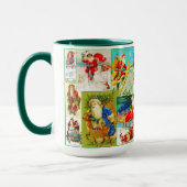 Vintage Weihnachtsfeier Tasse (Links)