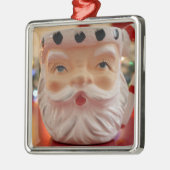 Vintage Weihnachtsfeier Tasse Ornament Aus Metall (Links)