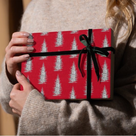 Vintage Weihnachtsfeiern Geschenkpapier