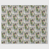Vintage Weihnachtsfeiertag Angel Party Packung Geschenkpapier (Flach)