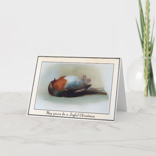 Vintage Weihnachtsfeiertage Feiertagskarte (Vorderseite)