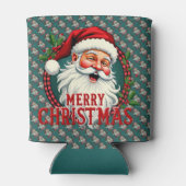 Vintage Weihnachtsfeiertage Patten Dosenkühler (Rückseite)