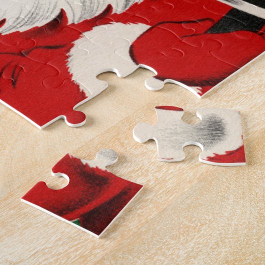 Vintage Weihnachtsfeiertage Puzzle (Seite)