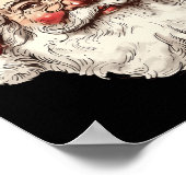 Vintage Weihnachtsfeiertage Weihnachtsfamilie Matc Poster (Ecke)