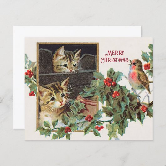 Vintage Weihnachtsferien (Vorne/Hinten)