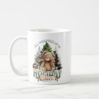 Vintage-Weihnachtsfest komplett verpackt Kaffeetasse
