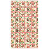 Vintage Weihnachtsgebäck Tischdecke (Vorderseite)