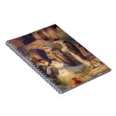 Vintage-Weihnachtsgeburt, 3 Hirten und Jesus Notizblock (Rechte Seite)