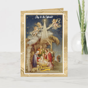 Vintage-Weihnachtsgeburt Christi - Klassisch relig