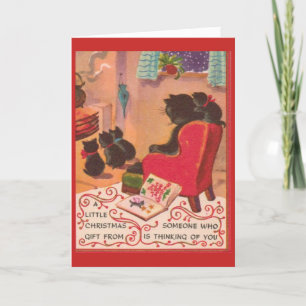 Vintage - Weihnachtsgeschenk für dich, Feiertagskarte