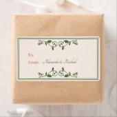 Vintage Weihnachtsgeschenk-Tag Holry Berry (Insitu)