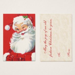 Vintage Weihnachtsgeschenke Tags