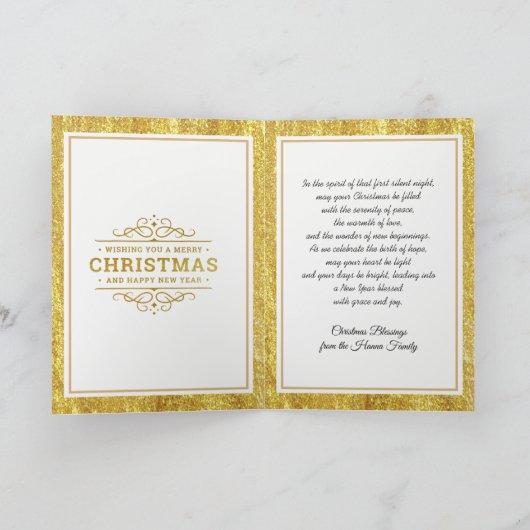 Vintage-Weihnachtsgeschichte Christmas I Klassisch (Innenseite)