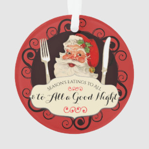 Vintage Weihnachtsgeschirr Feinschmecker Weihnacht Ornament