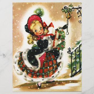 Vintage-Weihnachtsgirl