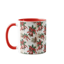 Vintage-Weihnachtsglocken-Holly-Mug-Geschenk