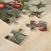 Vintage Weihnachtsgnomen der Märchen im Wald Puzzle (Seite)