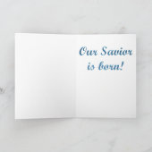 Vintage Weihnachtsgrüße Feiertagskarte (Innenseite)