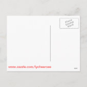 Vintage Weihnachtsgrüße Postkarte (Rückseite)