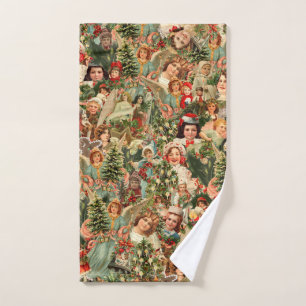 Vintage-Weihnachtshandtuch Handtuch