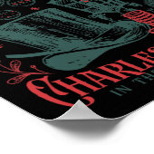 Vintage Weihnachtskarol Xmas Light Academia Lite Poster (Ecke)